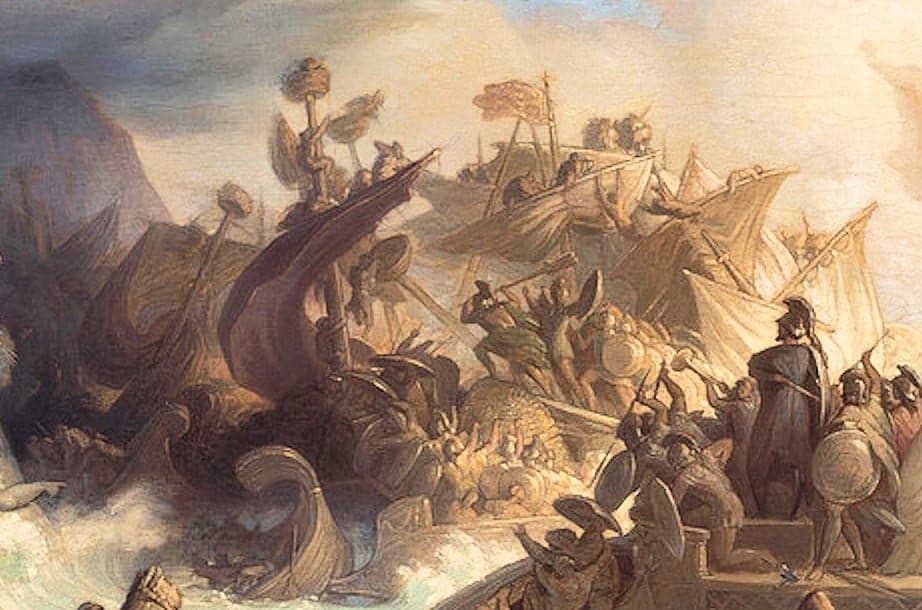 The Battle of Salamis, 480 BC