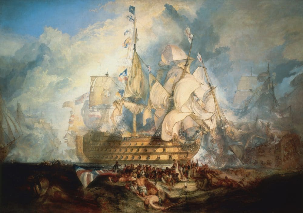 The Battle of Trafalgar, 1805
